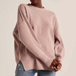 Abercrombie & Fitch oversized chenille sweater